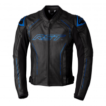 RST S1 Leather Jacket - Black/Blue