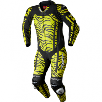 RST Pro Series Evo Airbag Leather Suit - Tiger FLO YELLOW