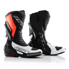 RST TracTech Evo III Sport Boot - White/FloRed