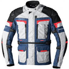 RST Pro Series Adventure-X Textile Jacket - Silver/Blue/Red