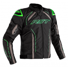 RST S1 Textile Jacket - Black/Neon Green