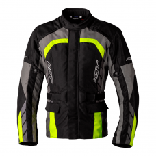 RST Alpha 5 Textile Jacket - BLACK/FLO YELLOW