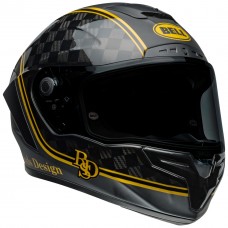 Bell Street 2023 Race Star Flex DLX Adult Helmet (RSD Player Matte Gloss Black/Gold)