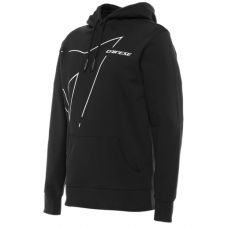 Dainese Outline Hoodie - Black & White 