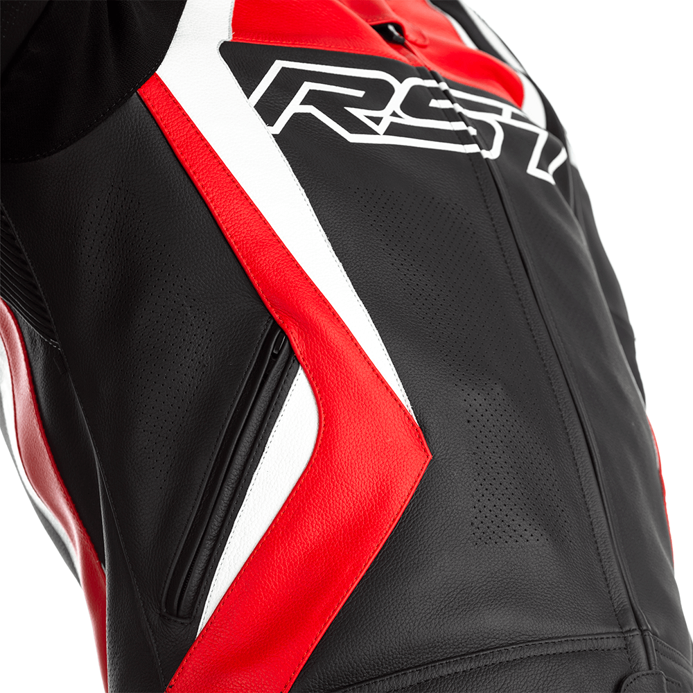 RST Motorcycle Jacket RST Tractech Evo 4 Ce White/Black 
